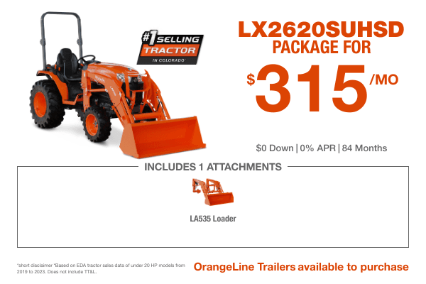 LX2620SUHSD Tractor Package