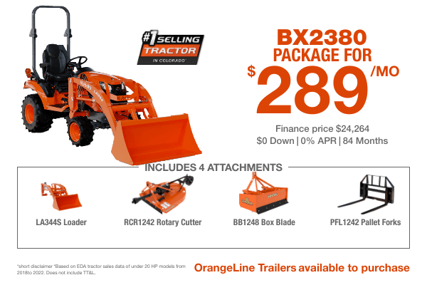 BX2380 Tractor Package